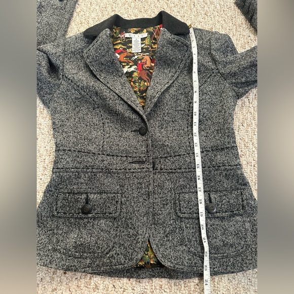 CAbi Gray Tailored Blazer size 6 - Picture 10 of 10